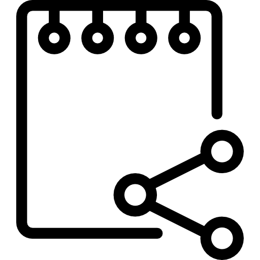 Notes notebook writing tool miscellaneous icon