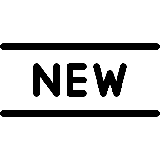 New new poster signs icon