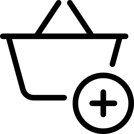 Shopping basket online store commerce and shopping supermarket icon