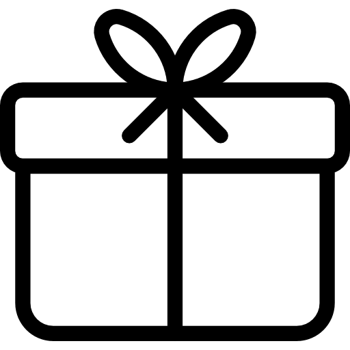 Gift gift birthday and party birthday icon