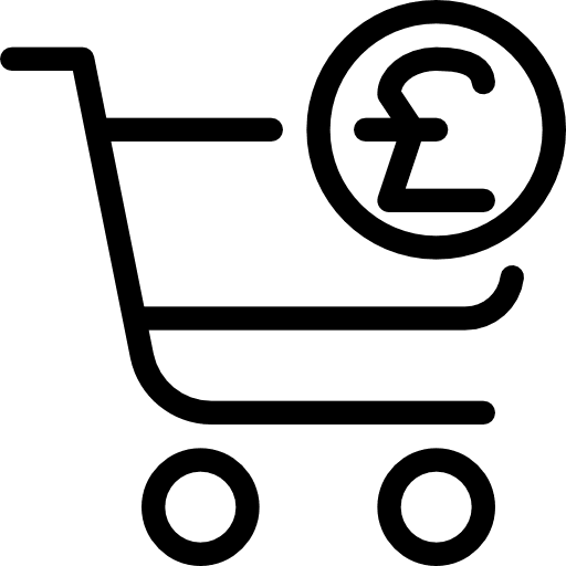 Shopping cart shopping cart pound sterling commerce icon