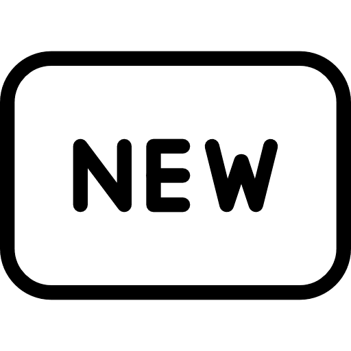 New poster new sign icon