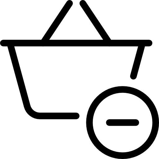 Shopping basket commerce and shopping online store shopping basket icon