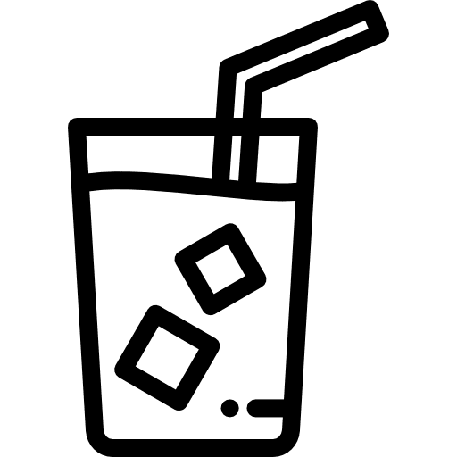 Ice tea soda pop summer ice tea icon