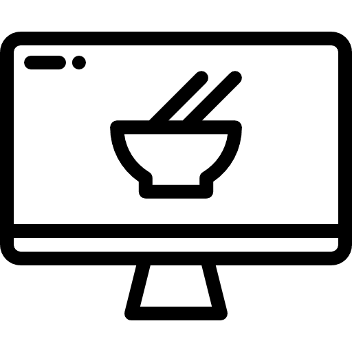 Monitor computer television tv icon