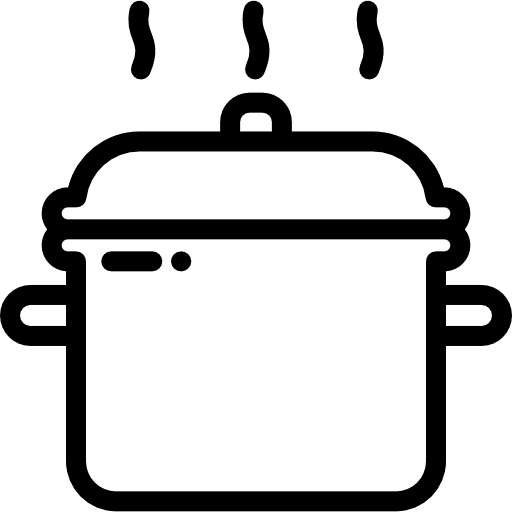 Pot food and restaurant cooking cook islands icon