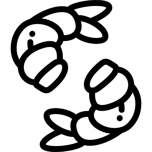 Shrimp sea life seafood shrimp icon