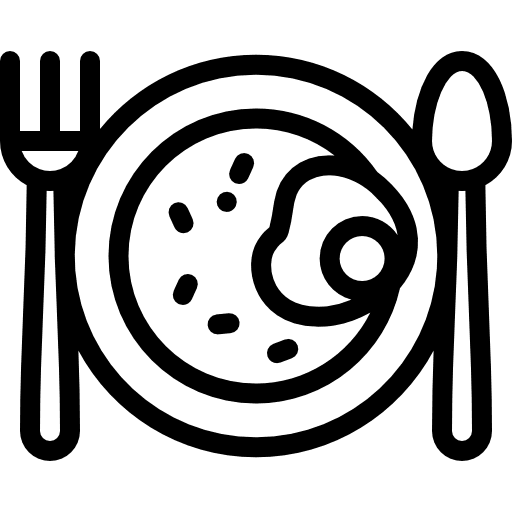 Fried rice bowl fried rice rice icon