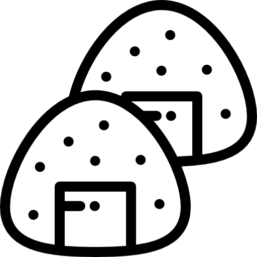 Onigiri snack japan onigiri icon