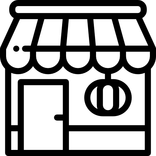 Restaurant architecture and city indian food and restaurant icon