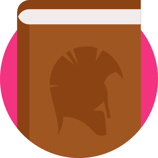 Book cultures library greece icon