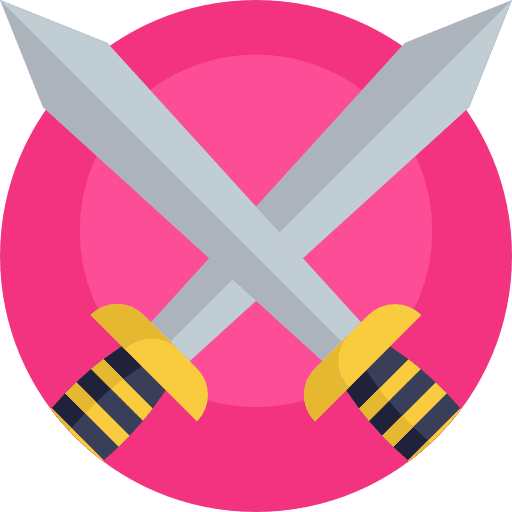 Swords medieval weapons blade icon