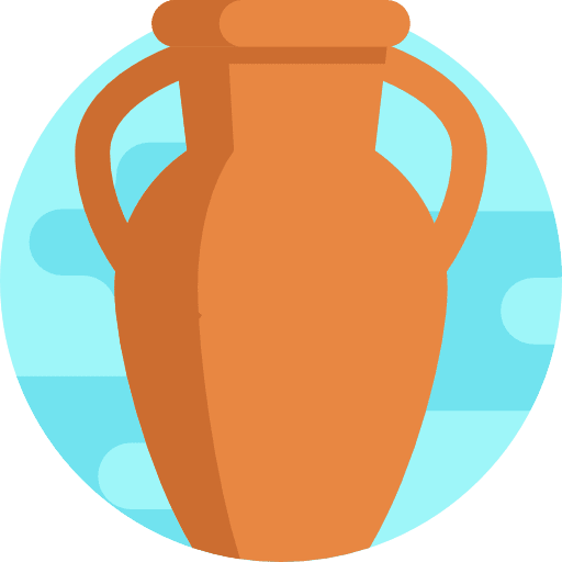 Vase art and design antique decoration icon