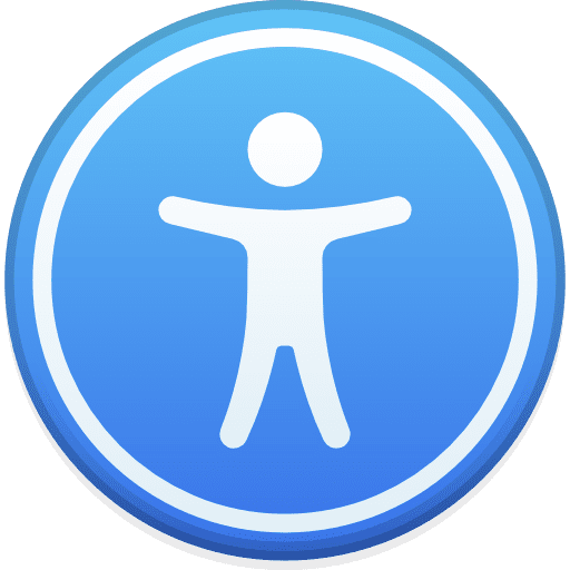 Accessability logo apple iphone icon