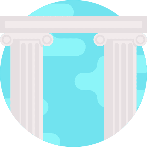 Column ornamental decoration antique icon