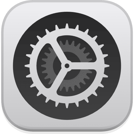 Settings iphone communications brands and logotypes icon