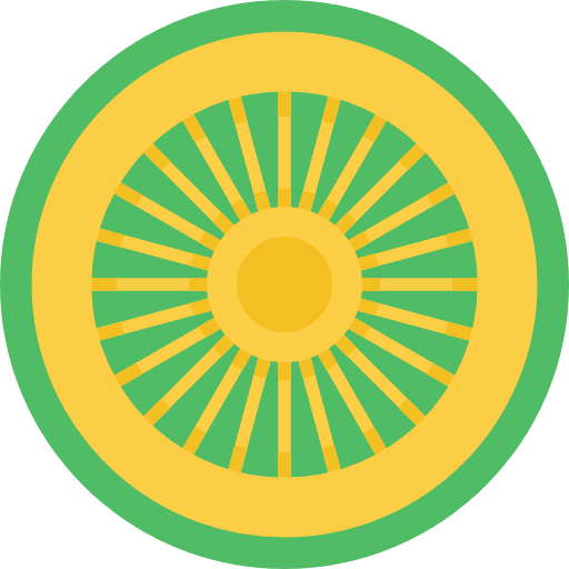 Wheel chariot wheel ancient icon