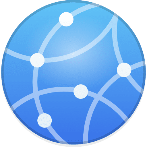 Network cellphone communications network icon