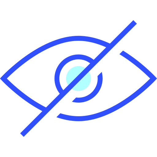 Blind multimedia multimedia option hide icon