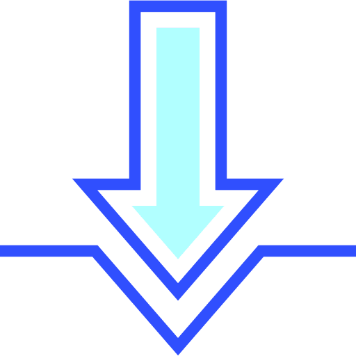 Download arrows download multimedia option icon