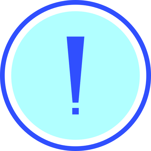 Exclamation exclamation issue security icon