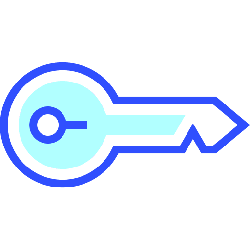 Key tools and utensils passkey pass icon