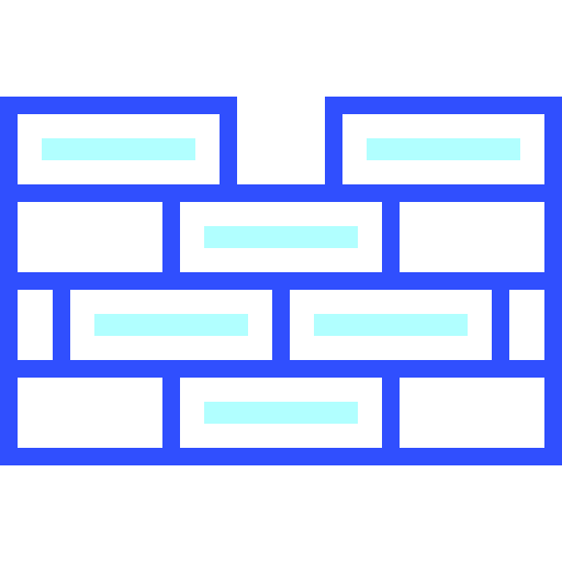 Firewall security system technology security icon