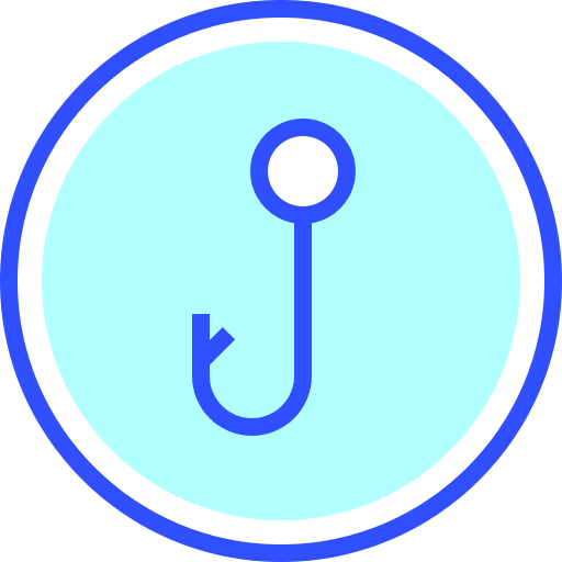 Fishing security fishing hacker icon