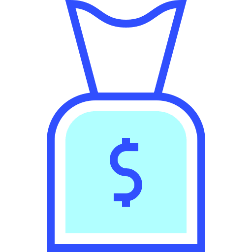 Money bag money money bag business icon