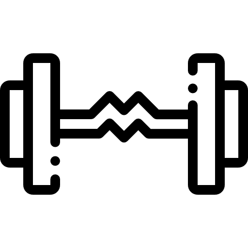 Dumbbell gym sports dumbbells icon