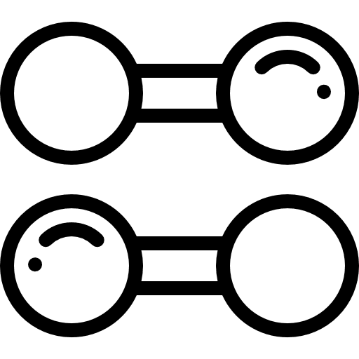 Dumbbell sports tools and utensils dumbbells icon