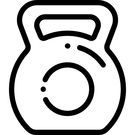 Kettlebell wellness sports weightlifting icon