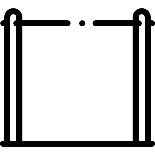 Pull up bar sports and competition pull up bar exercise icon