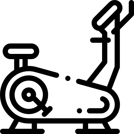 Stationary bike stationary bike fitness gym icon