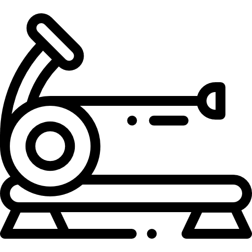 Treadmill gym treadmill wellness icon