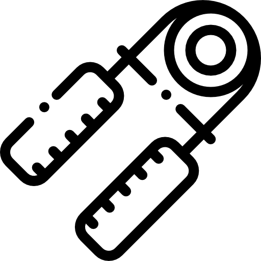 Hand grip hand exercise sports and competition icon