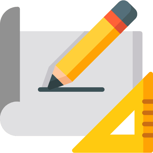 Sketch buildings contruction draft icon