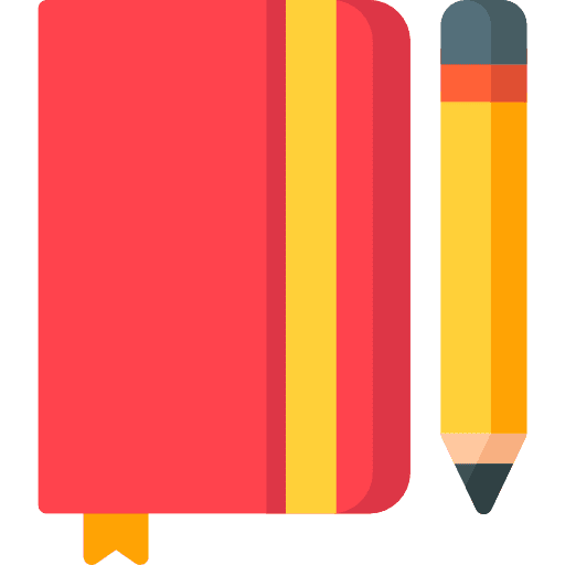 Agenda notebook bookmark agenda icon