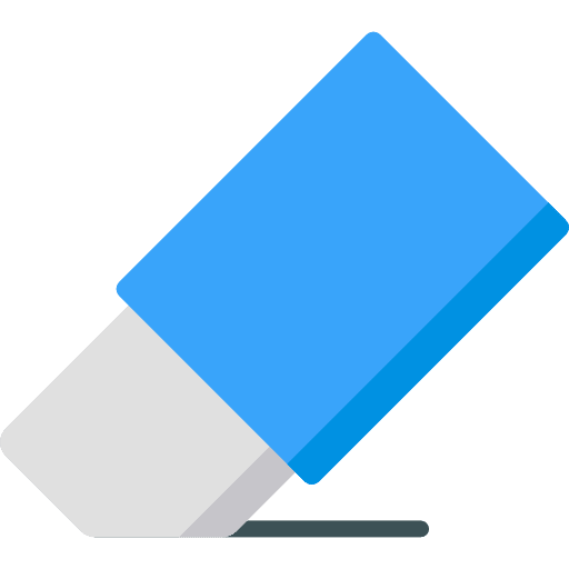 Eraser education clean eraser icon