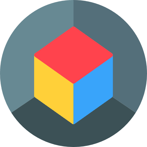 3d cube cube interface shapes and symbols icon