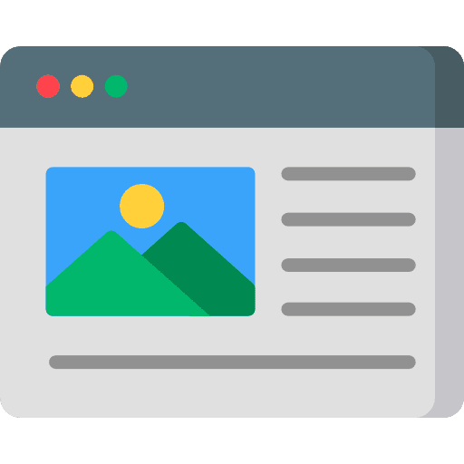 Browser interface internet browser icon