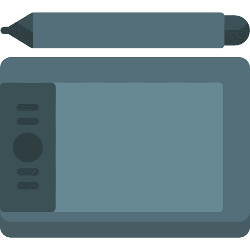 Graphic tablet tablet interface electronic icon