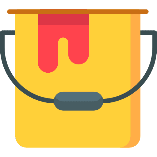 Paint bucket bucket paint bucket art and design icon