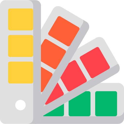 Pantone paint colors miscellaneous icon