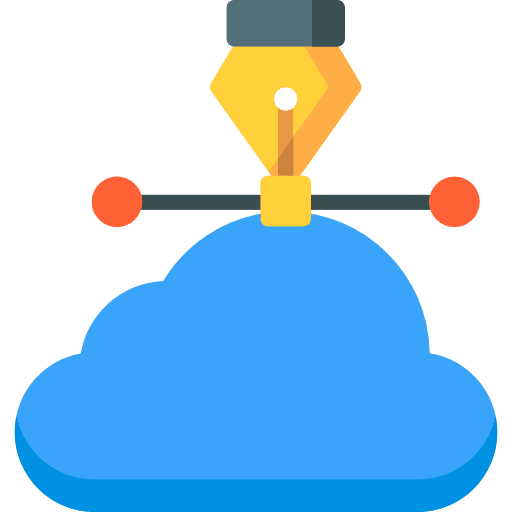 Vector graphic design vector pen icon