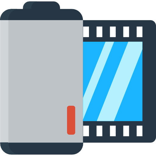 Film roll old film roll negatives icon