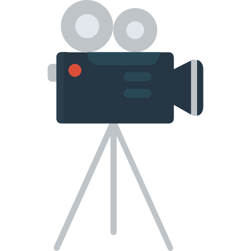 Movie camera cinema technology entertainment icon