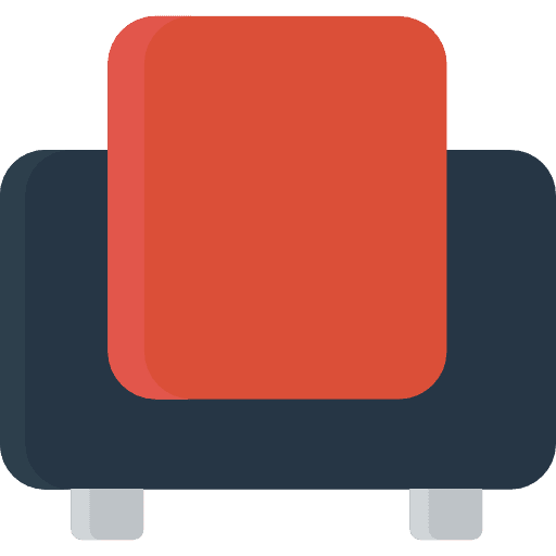 Seat chair seat furniture and household icon