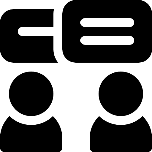 Conversation chat user communication icon