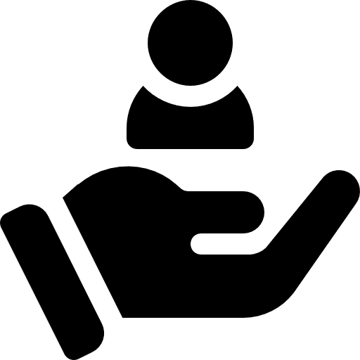 Customer support professions and jobs people icon